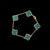 Van Cleef & Arpels Alhambra Green Malachite Gold Bracelet