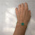 Van Cleef & Arpels Alhambra Green Malachite Gold Bracelet