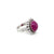 Estate 8.50 Carat Natural Ruby Cabochon Diamond Ring