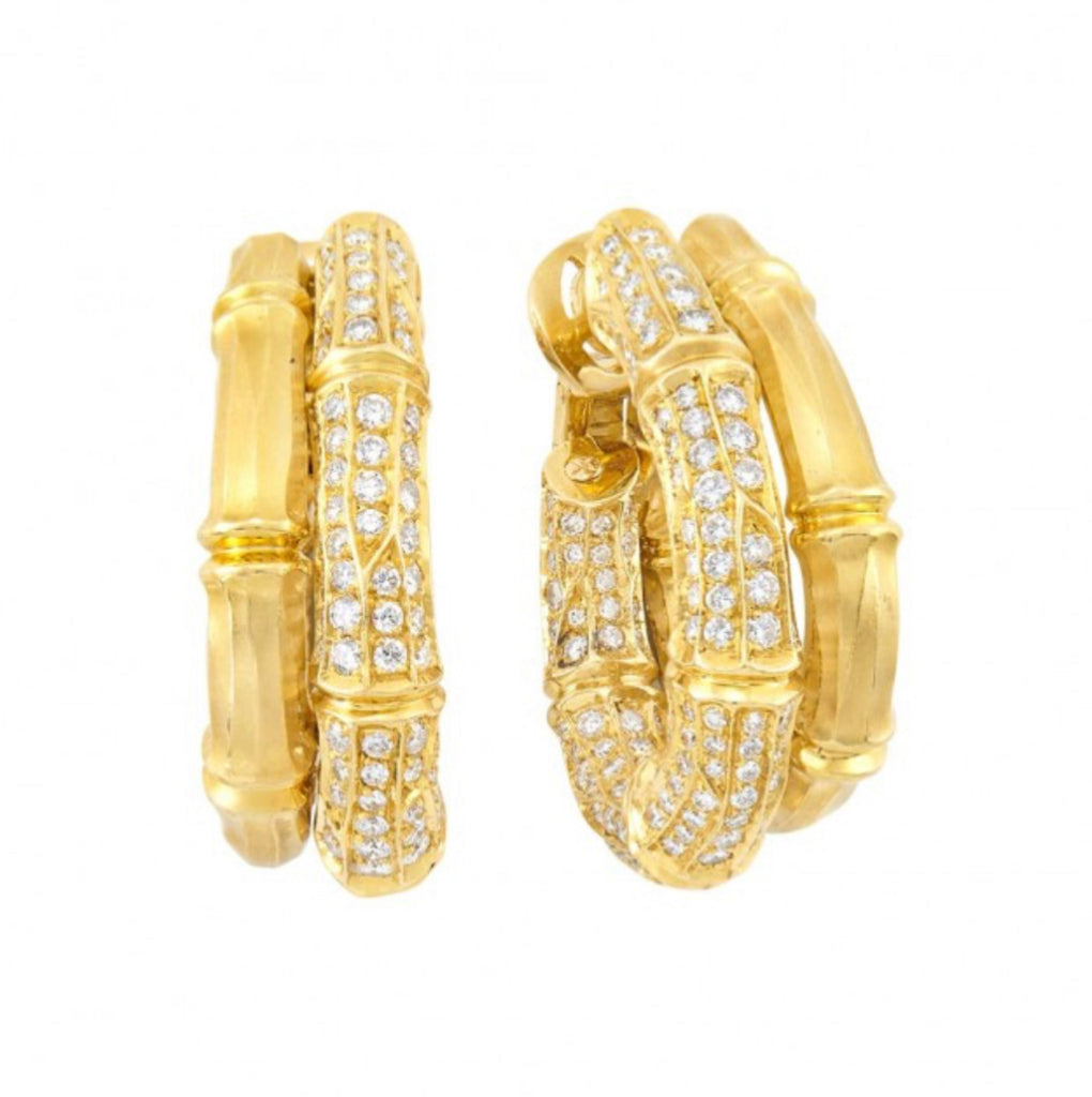 Cartier bamboo earrings store