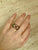 Bulgari Hematite & Tourmaline Gold Ring