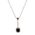 Edwardian Sapphire Diamond Gold Necklace Pendant