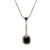 Edwardian Sapphire Diamond Gold Necklace Pendant