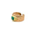 Mario Buccellati Colombian Emerald Gold Band Ring