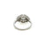 Certified Bulgari Diamond Trombino Platinum ring, CA. 1950s