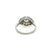 Certified Bulgari Diamond Trombino Platinum ring, CA. 1950s