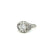 Certified Bulgari Diamond Trombino Platinum ring, CA. 1950s