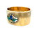 Mario Buccellati Tutti Frutti Sapphire Emerald 1960 Gold Cuff Bracelet