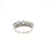 Art Deco 1.30 TWC Diamond  "Five-Stone" Gold Ring