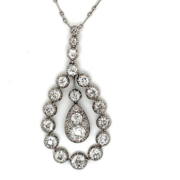 Belle Epoque Diamond Platinum Pendant