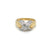 Tiffany & Co. Diamond Iconic X Gold & Platinum Ring