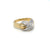 Tiffany & Co. Diamond Iconic X Gold & Platinum Ring