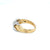 Tiffany & Co. Diamond Iconic X Gold & Platinum Ring