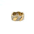 David Webb Diamond Gold Band Ring