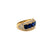 Illario Natural Sapphire Diamond Band Ring