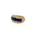 Illario Natural Sapphire Diamond Band Ring