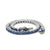 7 Carat Natural Blu Sapphire Gold Tennis Bracelet