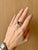 Estate 2 Carat Ruby Diamond Cocktail Ring