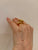 Cartier Panthère Double Head Emerald Yellow Gold Ring