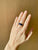 Illario Natural Sapphire Diamond Band Ring