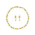 Bulgari Chandra Porcelain Gold Demi Parure
