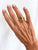 Bulgari Vintage Serpenti Tubogas Three-Row Ruby Ring in 18k Yellow Gold