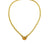 Bulgari 1980s Citrine and Sapphire Curb Link Necklace