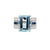 Art Deco 12 Carat Aquamarine Diamond Sapphire Gold Ring