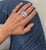Art Deco 12 Carat Aquamarine Diamond Sapphire Gold Ring