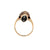Belle Epoque Diamond Gold and Silver Shuttle Ring