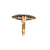 Belle Epoque Diamond Gold and Silver Shuttle Ring