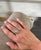 Victorian Diamond Gold and Silver Ring and Earrings Set
