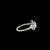 Art Deco Diamond Plaque Filigree Engagement Ring