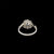Art Deco Diamond Plaque Filigree Engagement Ring