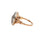 Victorian Diamond Gold and Silver Ring and Earrings Set