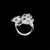 Cartier Diamond and Multi-Gem Caresse d'Orchidées Ring