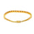 CTW 6.5 Natural Yellow Sapphire Gold Tennis Bracelet