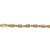 CTW 14 Light Blue Sapphire Diamond Rose Gold Link Bracelet