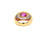 Vintage Cerified Burma Ruby No Heat Diamond Filigree Gold Ring