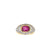 Vintage Cerified Burma Ruby No Heat Diamond Filigree Gold Ring