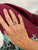 Vintage Cerified Burma Ruby No Heat Diamond Filigree Gold Ring