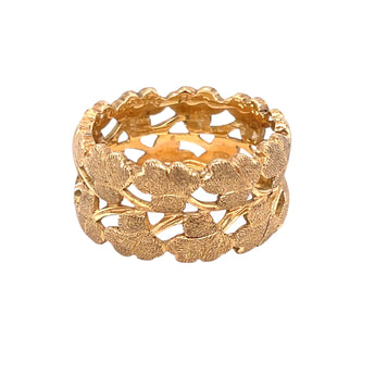 Mario Buccellati "Foglie" Collection Gold Band Ring