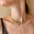 Bulgari Parentesi Three Color Gold  Necklace