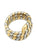 Bulgari Serpenti Tubogas Ring in 18k Yellow Gold and Steel, 1980s