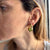 Bulgari Peridot Ruby 18 Karat Yellow Gold Earrings