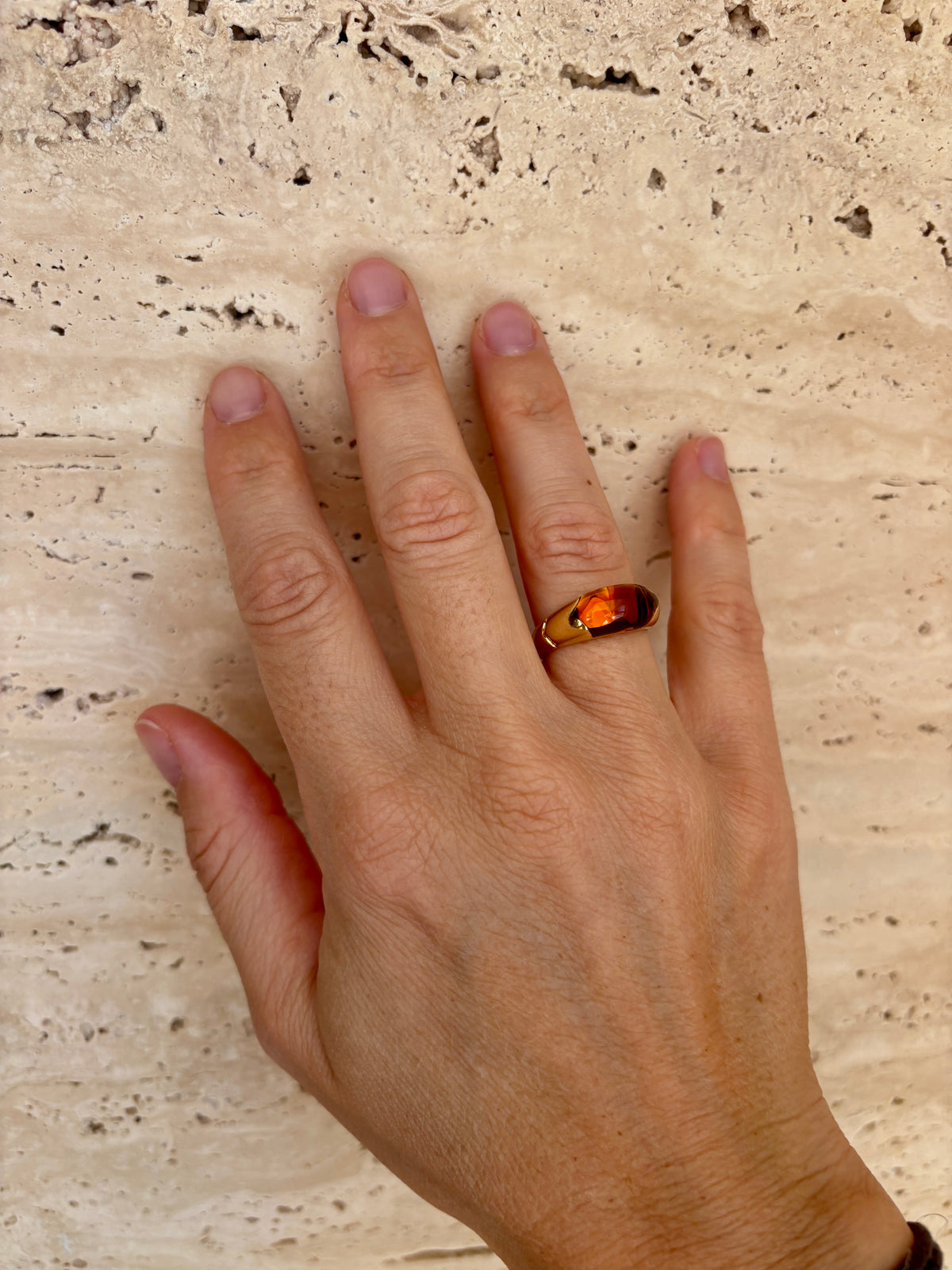 Vintage Bulgari “Celtaura” Ring – 18k Yellow Gold & Citrine – Circa 1980