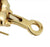 Cartier Double Coeurs Gold Hoop Earrings