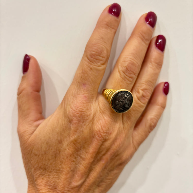 Bulgari Monete Coin Ring, 1980s