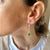 Estate Colombian Emerald Diamond Chandelier Earrings