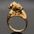 Cartier Panthère Double Head Emerald Yellow Gold Ring